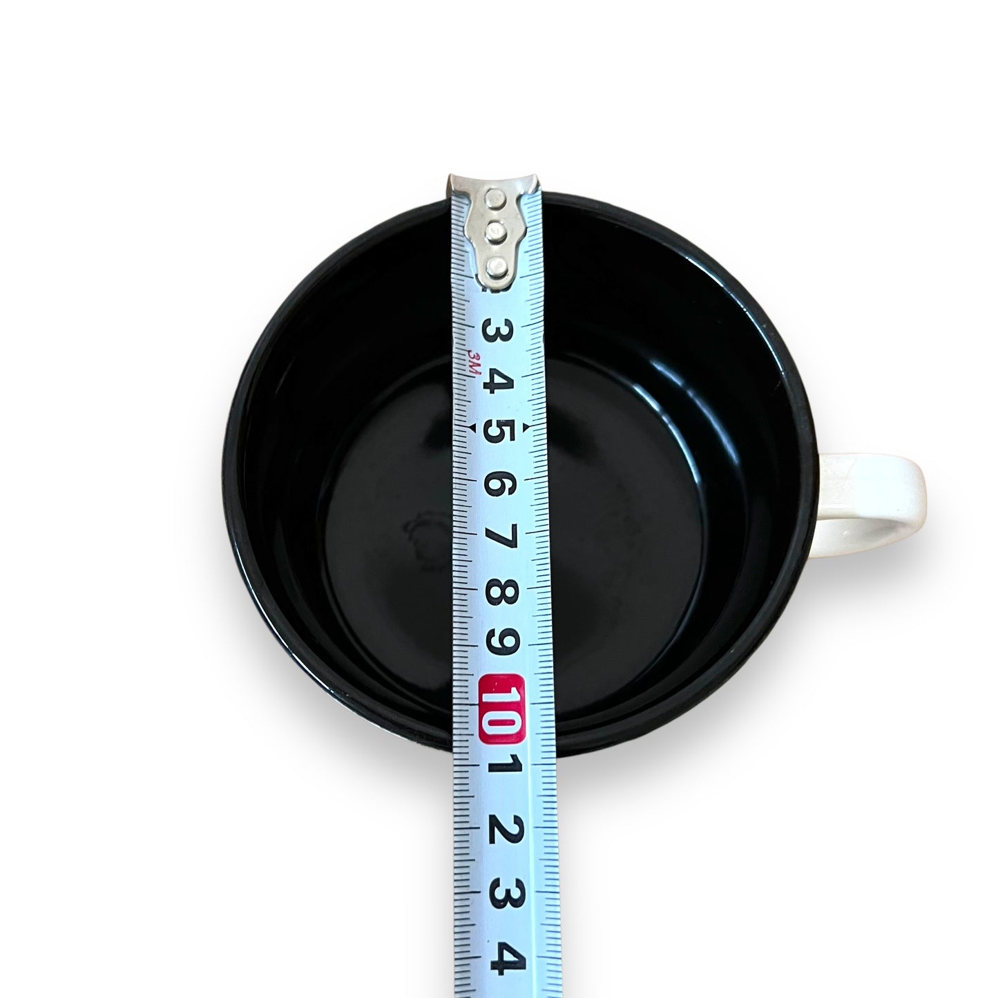 Set of 2 Black Stripe Soup Mugs - Made in Japan