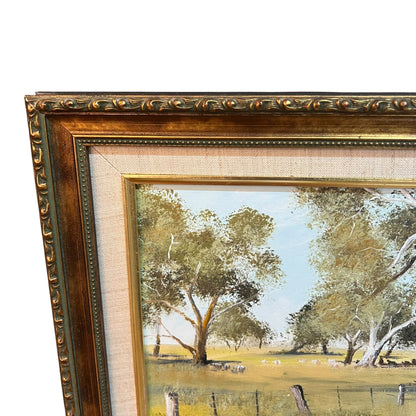 Philip Baker “South of Tocumwal” – Original Australian Pastoral Landscape