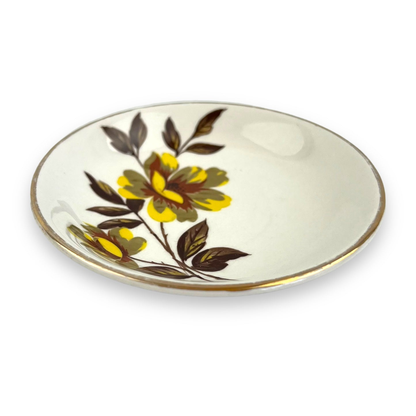 Yellow Rose Plate Small