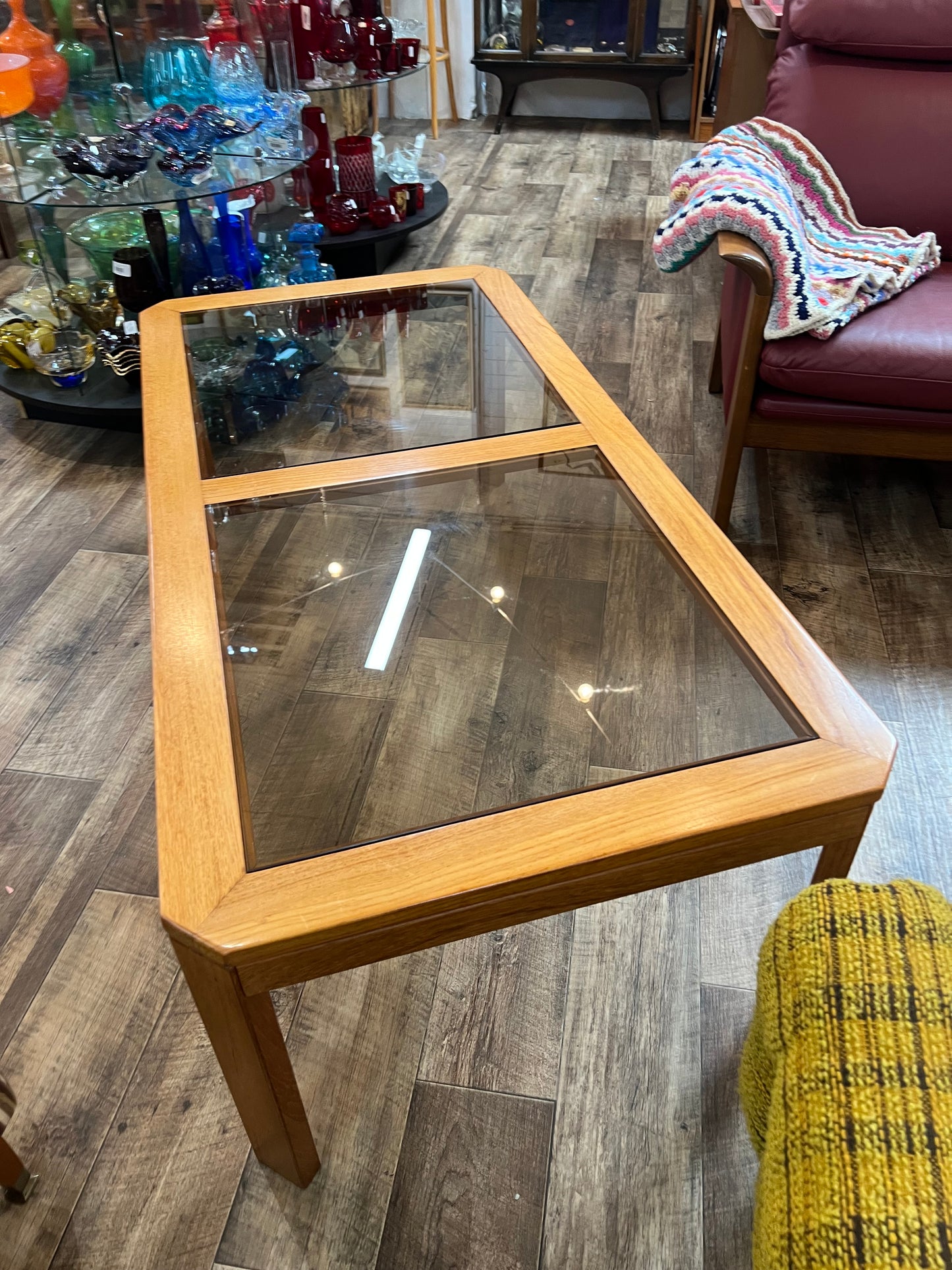 Parker Coffee Table | Solid Timber & Glass Top