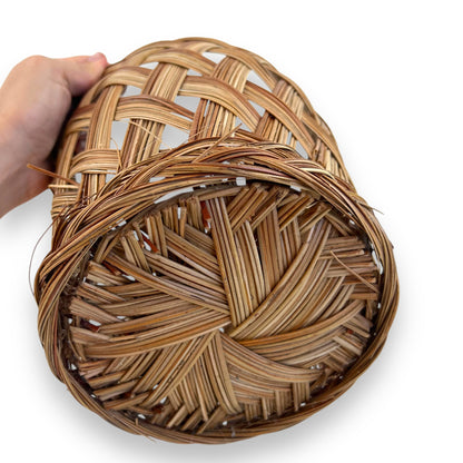 Plant wicker basket