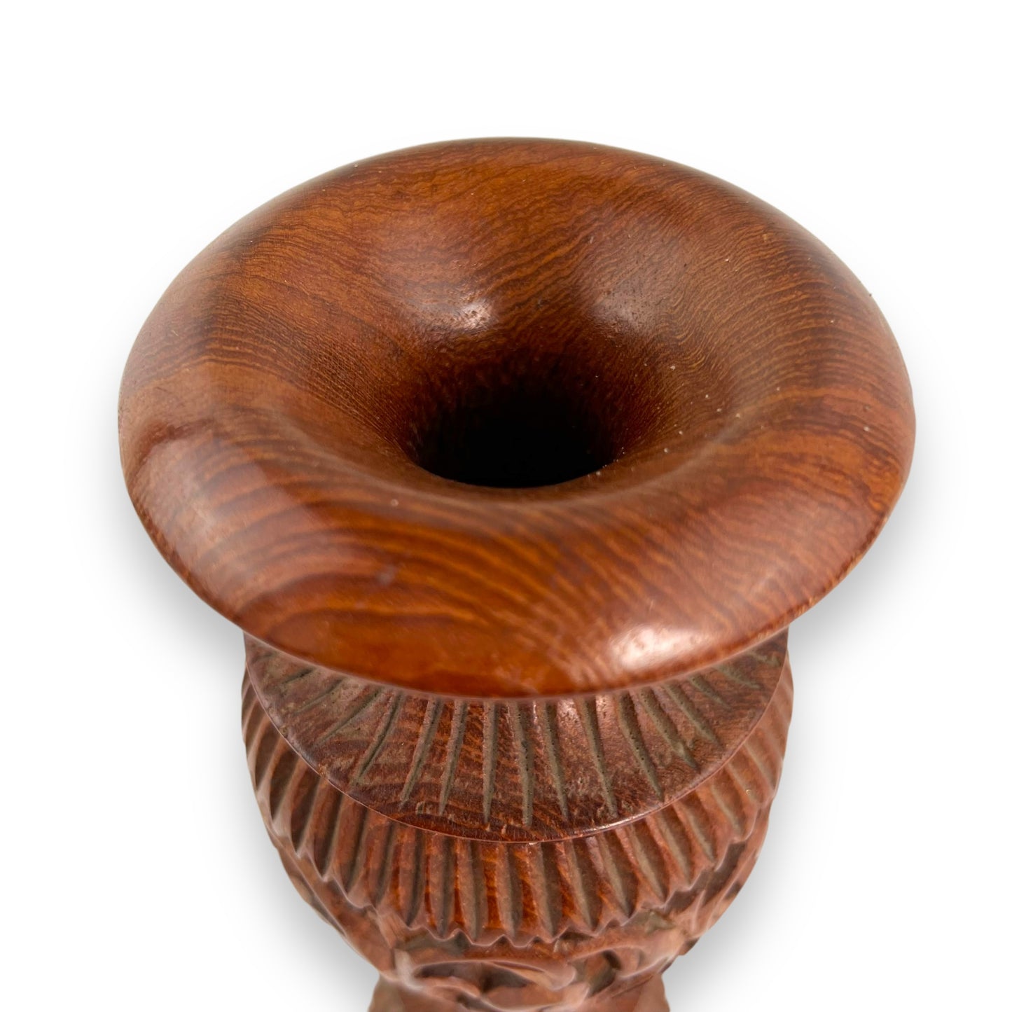 Wooden Carved Vase