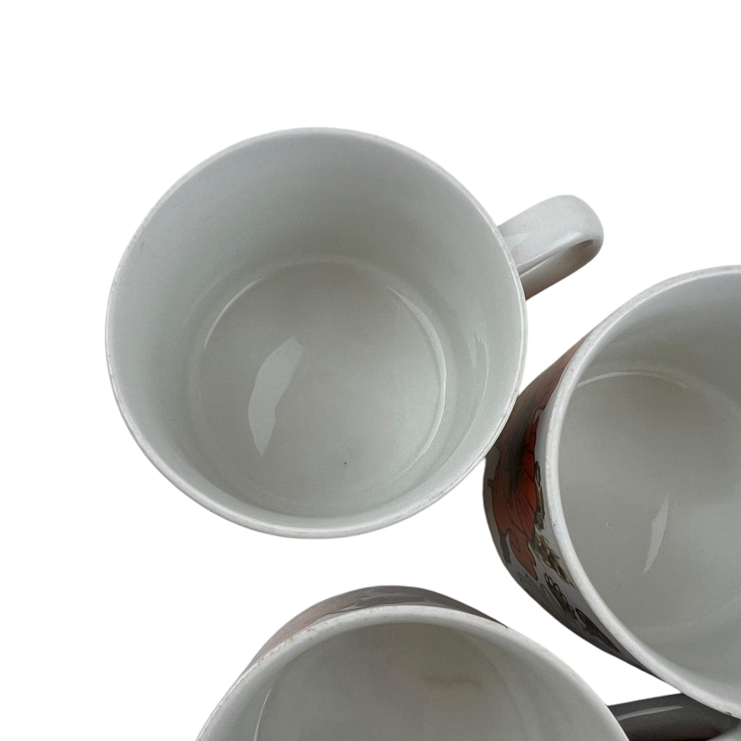 J & G Meakin Studio England “Poppy” Set of 6 Teacups