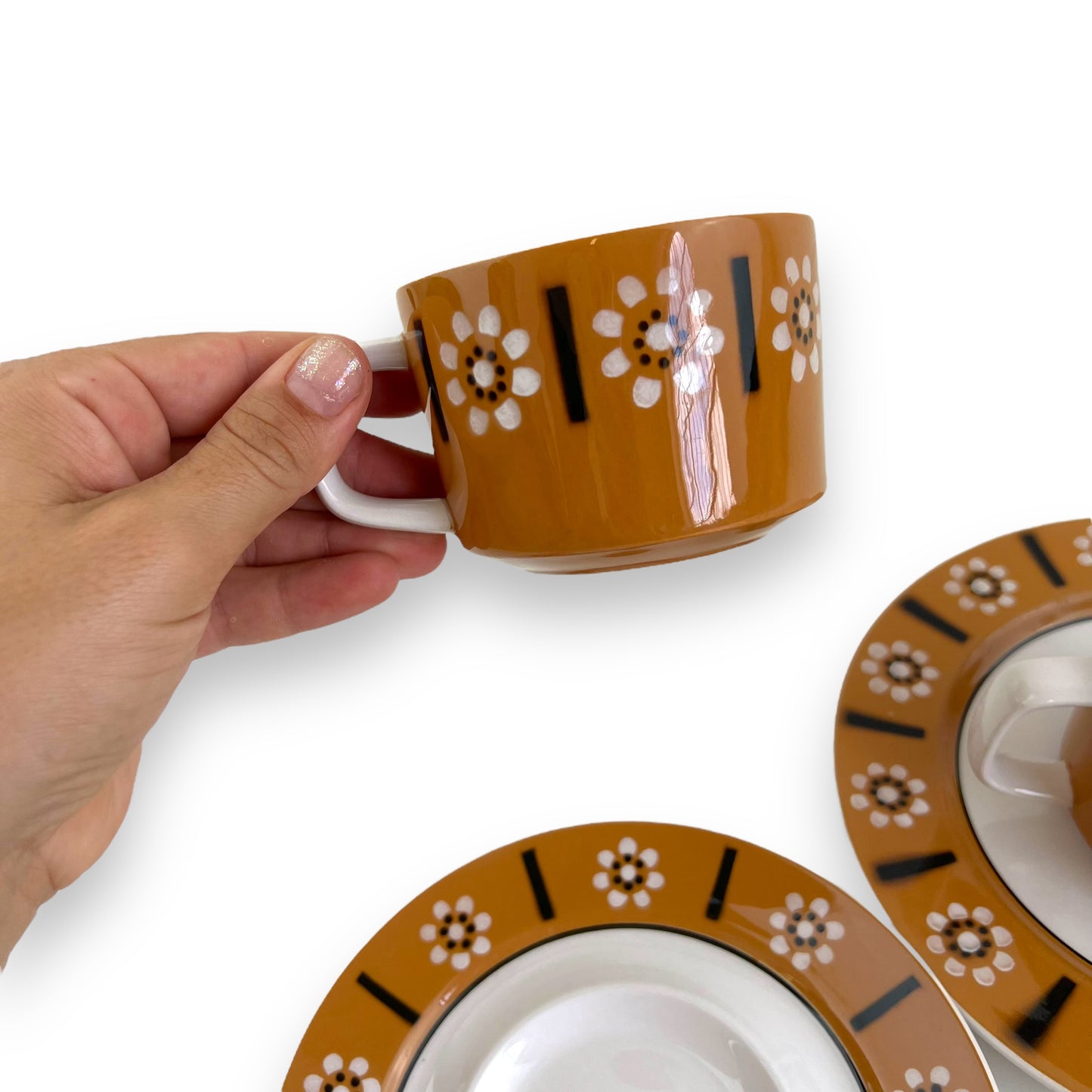 Mikasa Mediterrania “Orange Blossom” - Teacup Set & Creamer