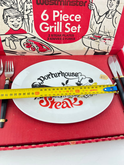 Westminster ‘Porterhouse Steak’ 6 Piece Grill Set – Original Box