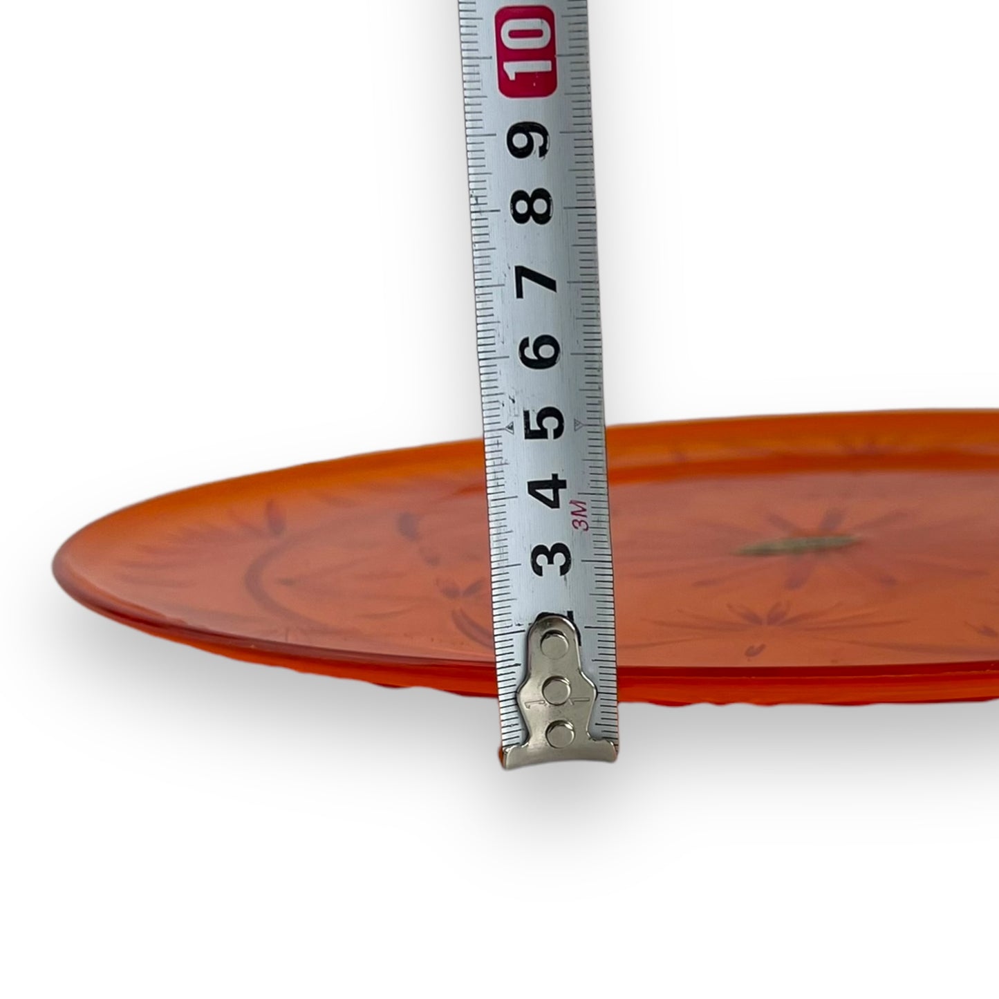 Hostess Homewares Orange Round Serving Tray