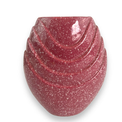 Pink 80s speckled Vase