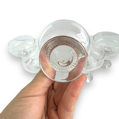 Crown Corning 'Oslo' Champagne Coupe Glass set of 5