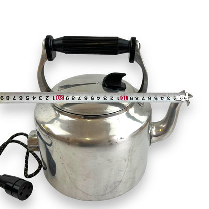 Electric Kettle - Polished Aluminum Metal Jug