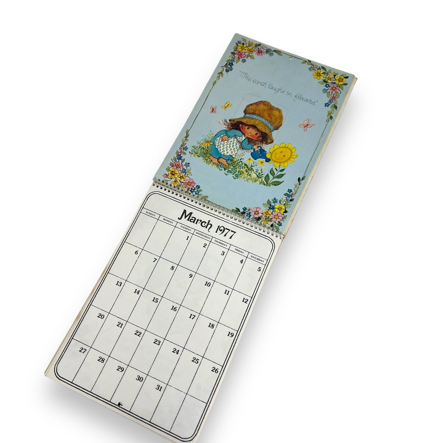 Holly Hobbie 1977 Calander