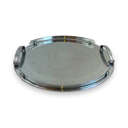 Ranleigh round Stainless Steel Serving Tray