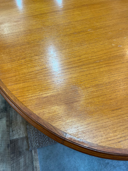 Burgess Australian-Made Teak Oval Extension Dining Table