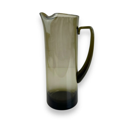 Black Smokey Glass Jug