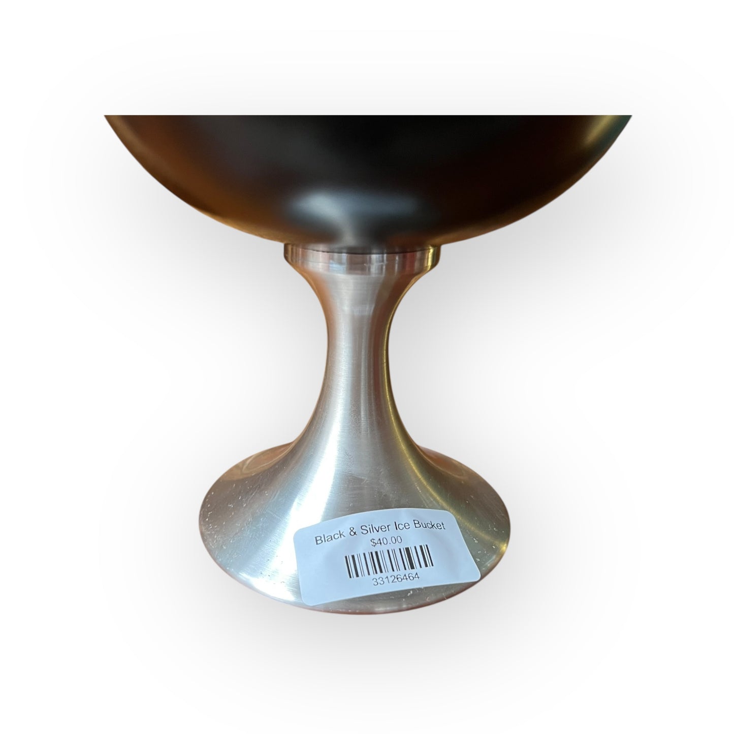 Black & Silver Ice Bucket