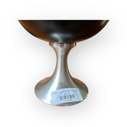Black & Silver Ice Bucket