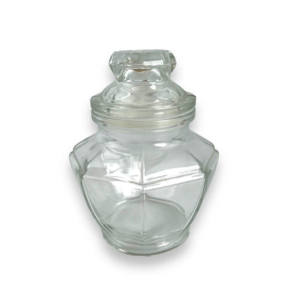 Clear Glass Jar with suction lid