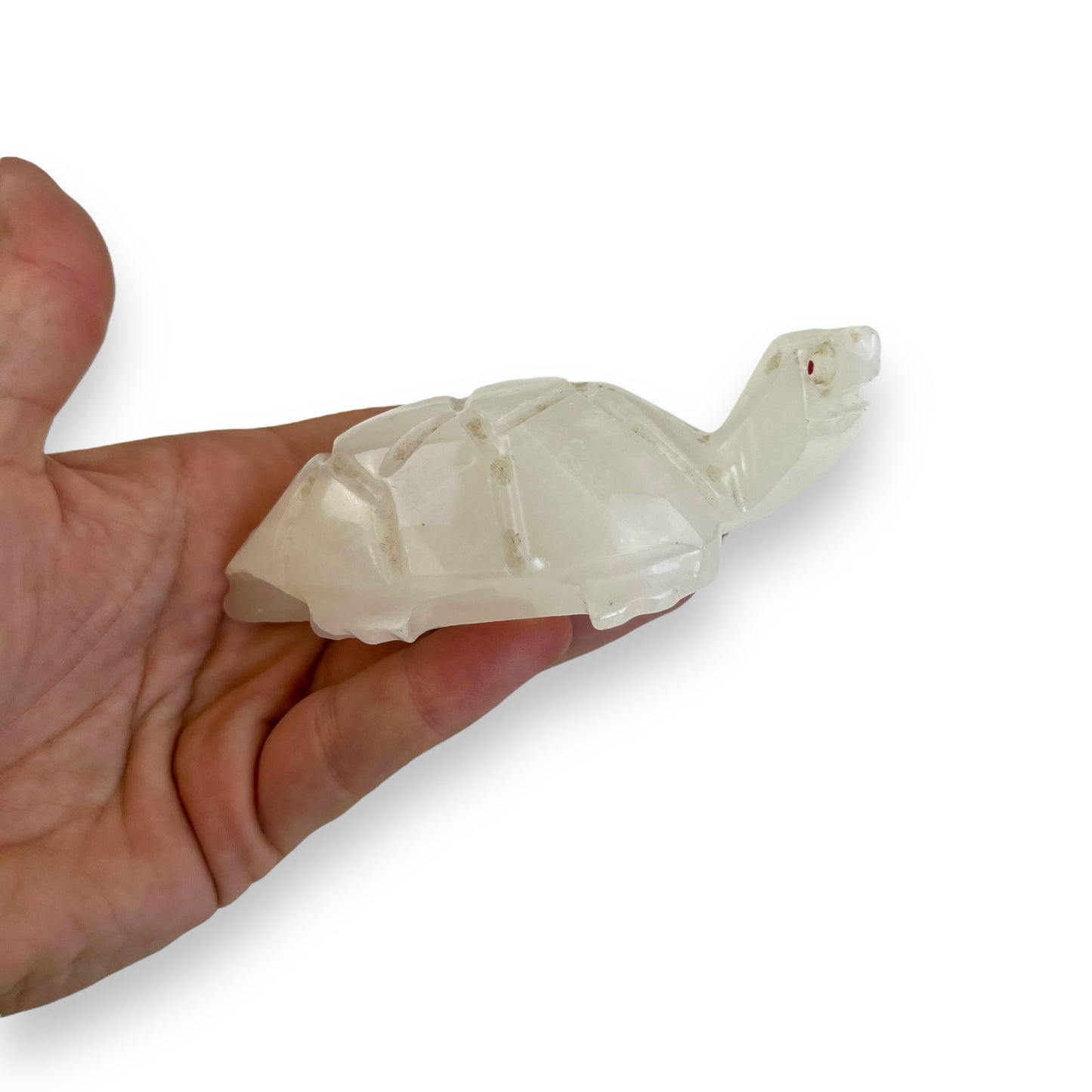 Stone carved turtle ornament statue