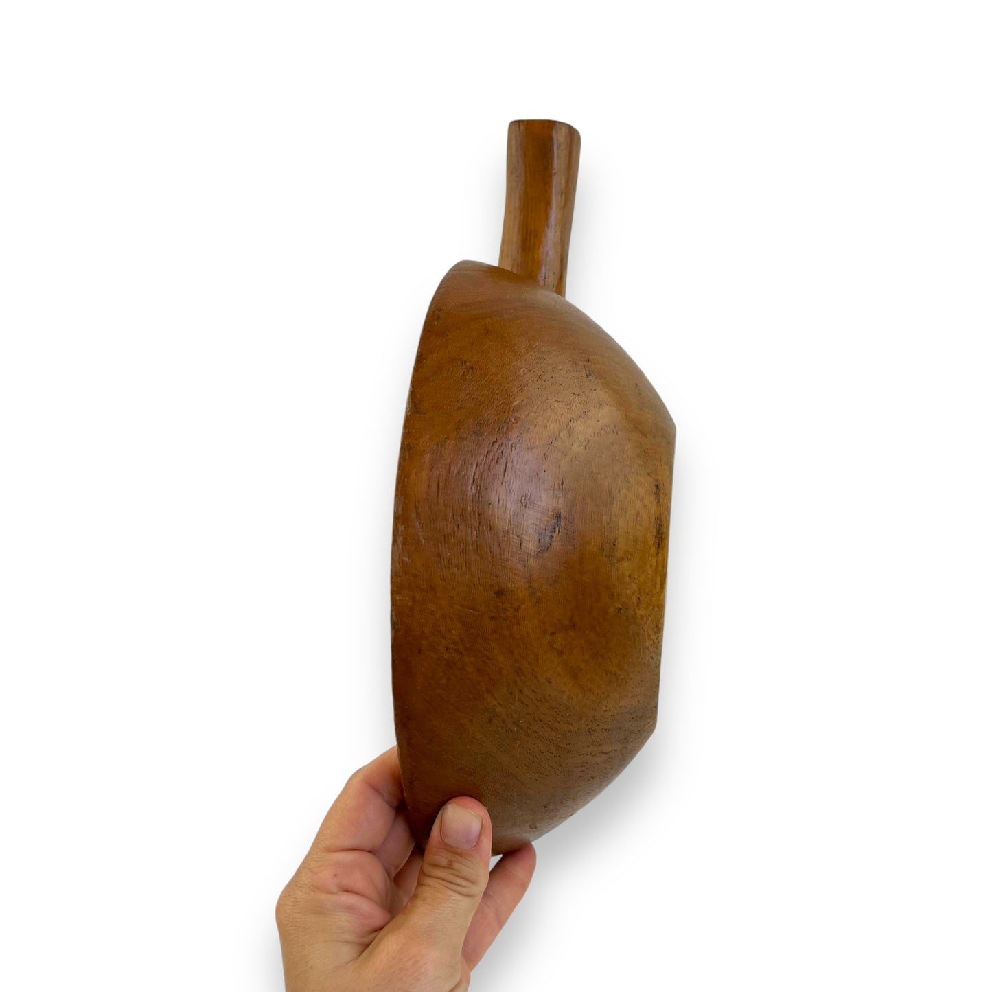 Wooden Apple Shape Bowl