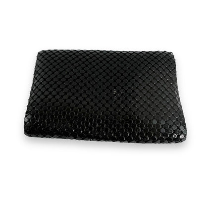 Black and Gold Mesh Key Purse