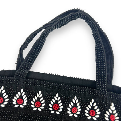 Black Red & White Tote Bag