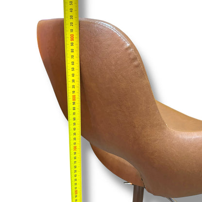 Kendall Brown Vinyl Swivel Bar Stool