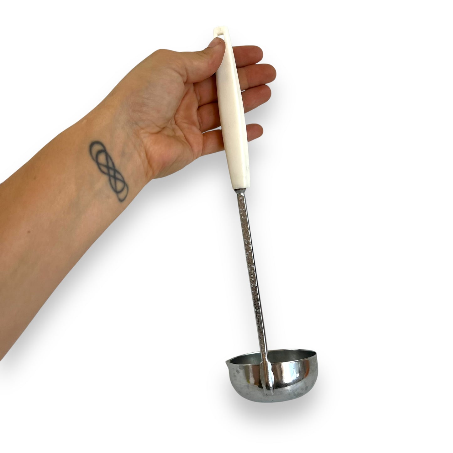 Blue & White Handle Ladle Spoon