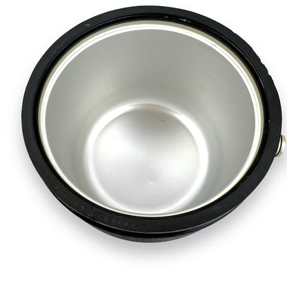 Black and Gold Atomic Ice Bucket with Ball Handle
