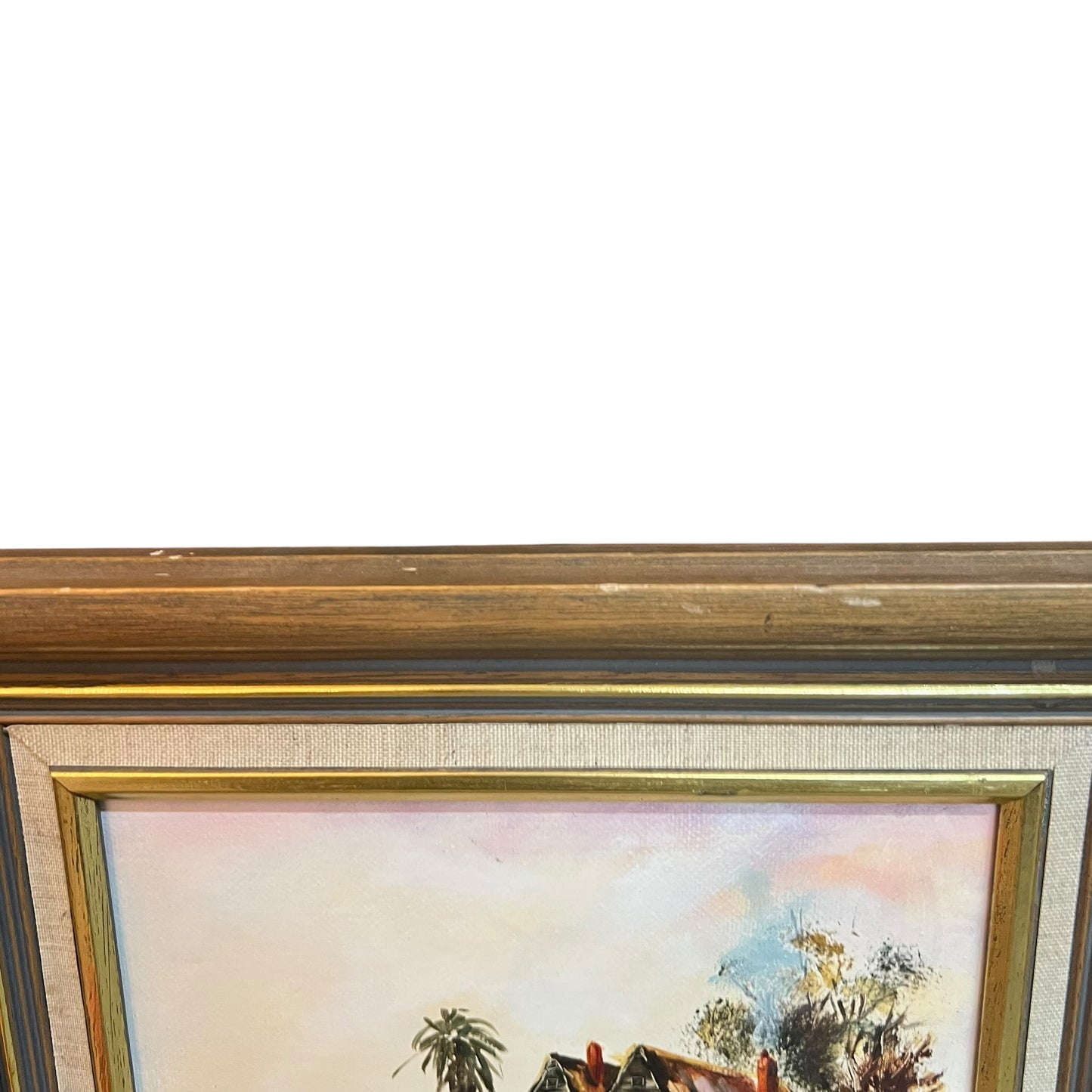 Gillian Bolwell Original Oil Painting – Abandoned Homestead Near Kyneton