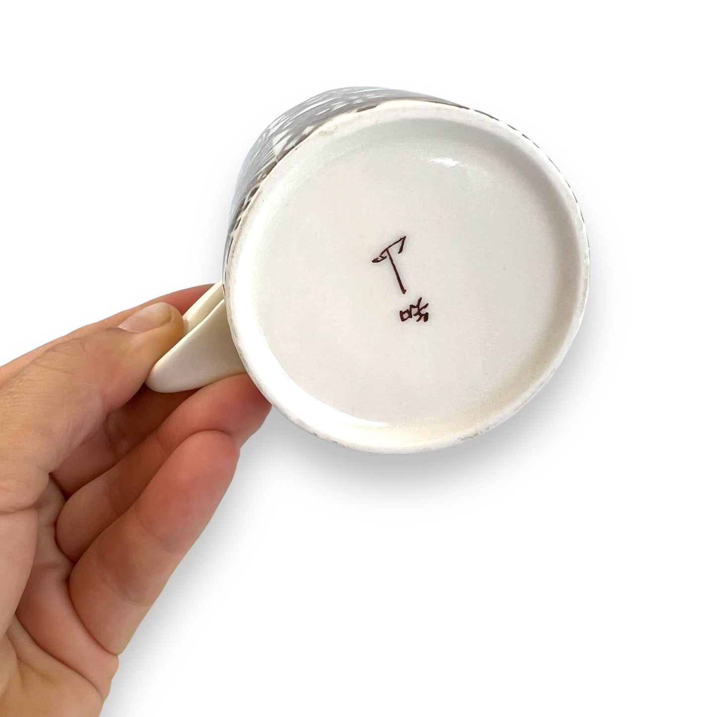 Brown Patterned Cup Set of 5