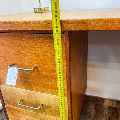 Mid-Century Desk with Three Drawers