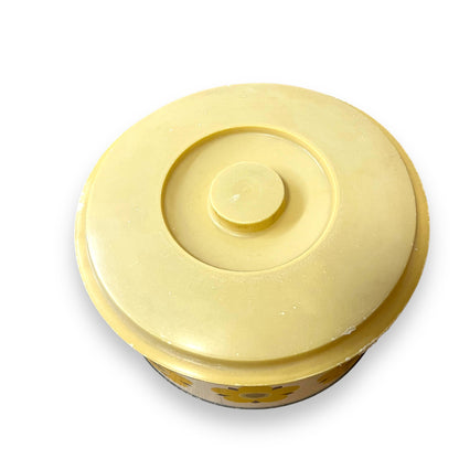 Willow Australia Yellow Flower Tin Container with Lid - Made in Australia