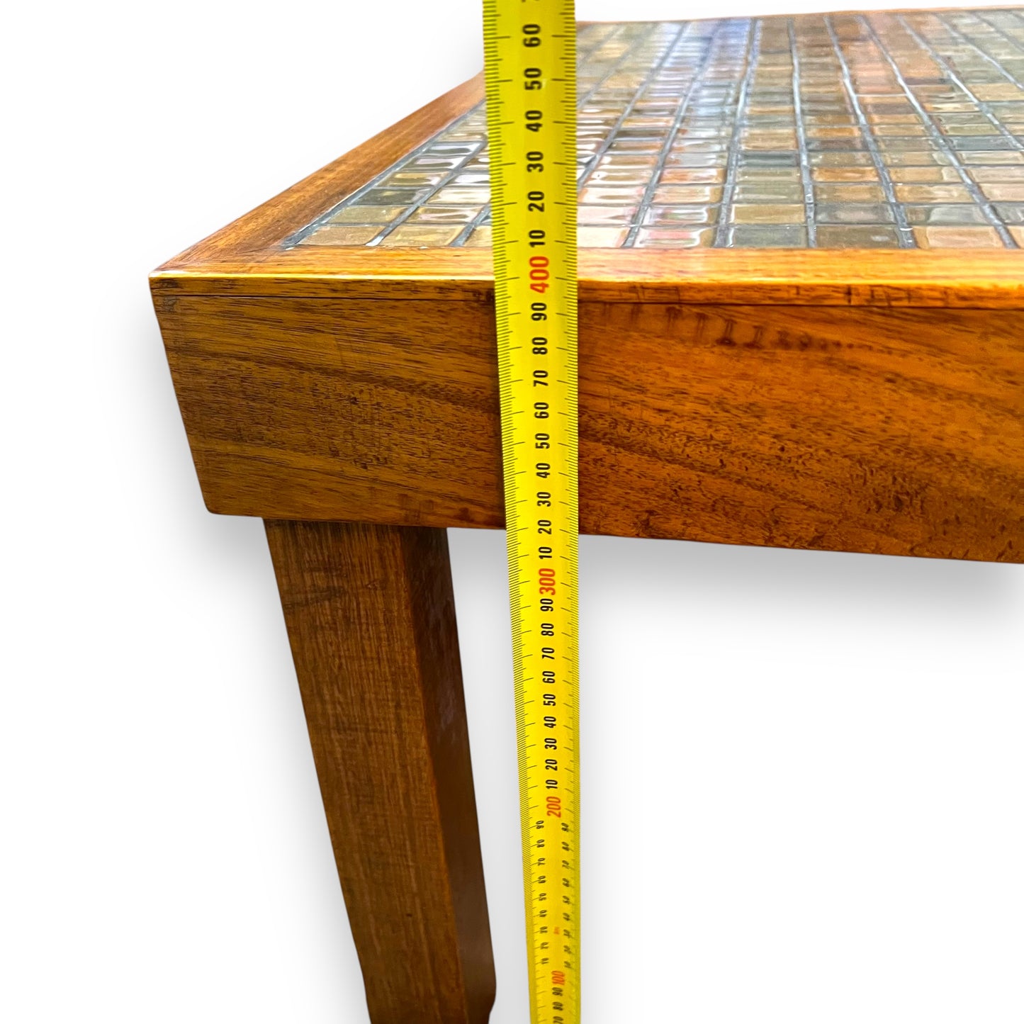 One-of-a-Kind Handmade Mid-Century Mosaic Tile Coffee Table
