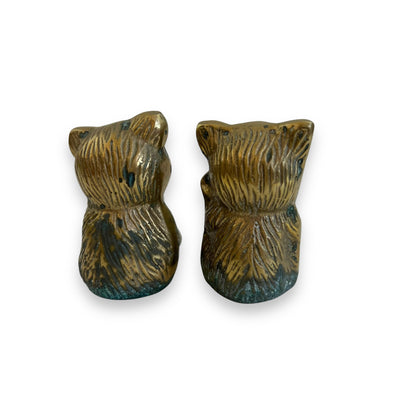 Brass bear pair