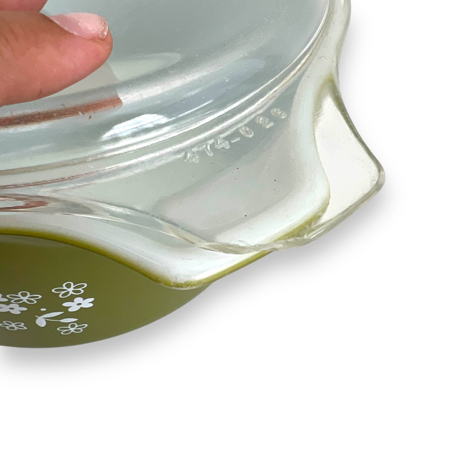 Pyrex 475-B Spring Blossom, Round Casserole with Lid