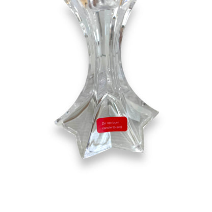 Mikasa Fire Star Crystal Candlestick Holders – Small Design (Set of 2)