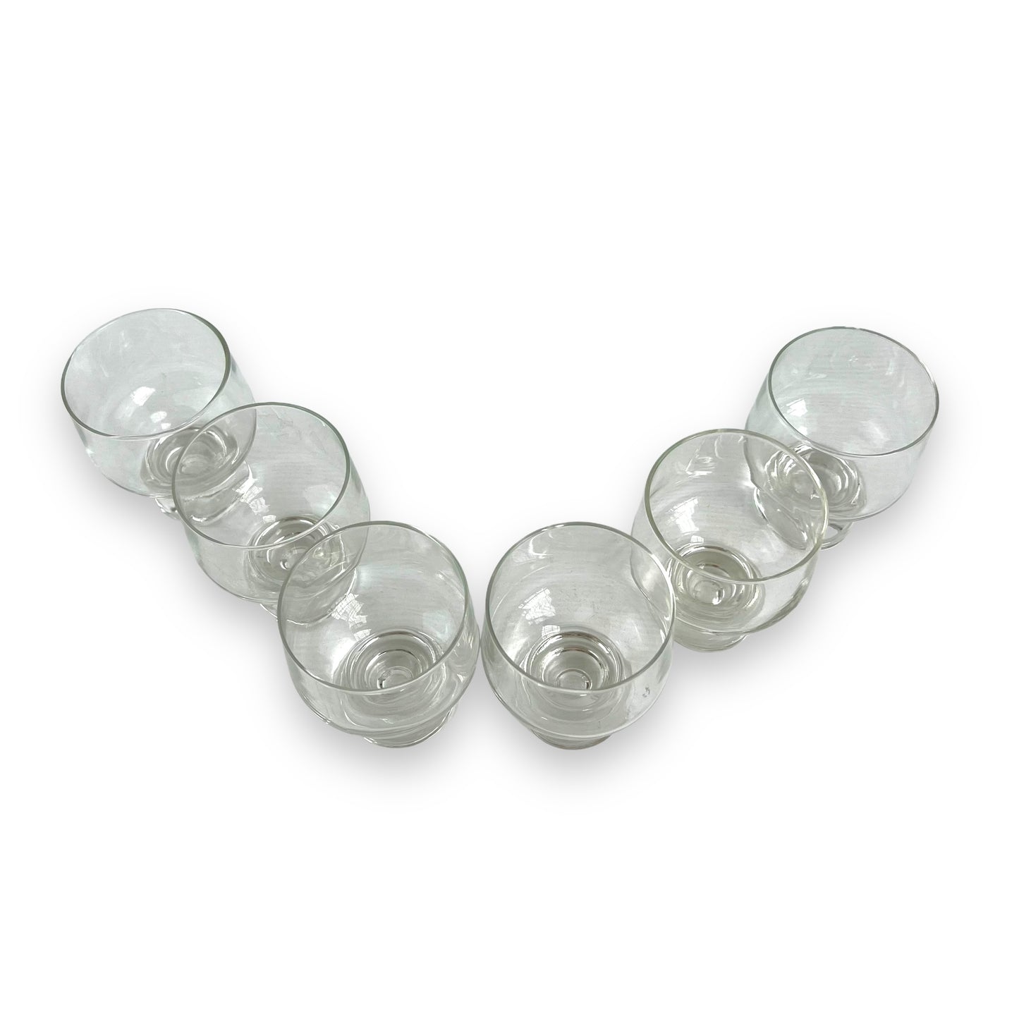 Crown Corning “Regis” 8.5cm tall Glass Set of 6.
