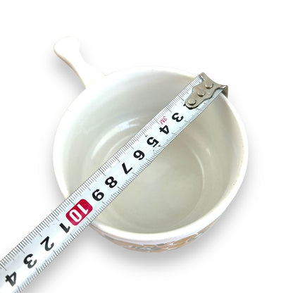 Staffordshire Pottery England Yellow Flower Ramekin Set of 5