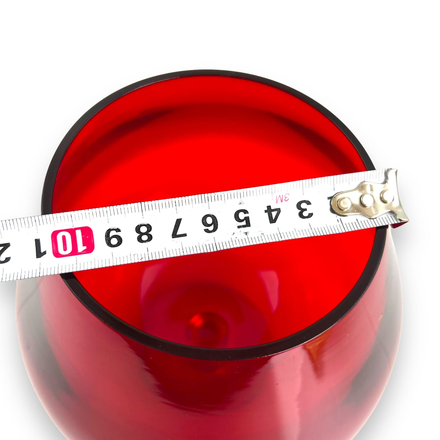 Red Balloon Glass Vase