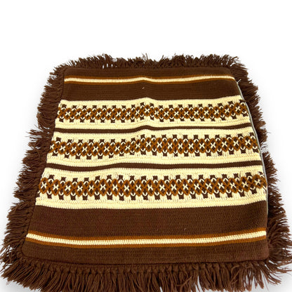Brown & Beige Stripe Pillowcase