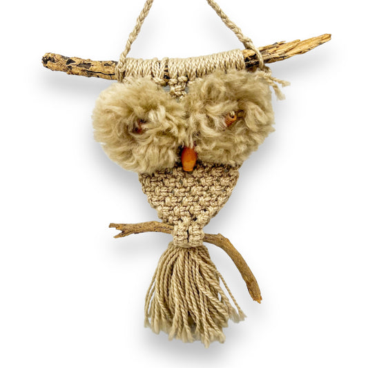 Macrame Owl Wall Hanging