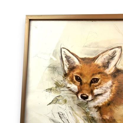 Red Fox framed Print - Woho  79