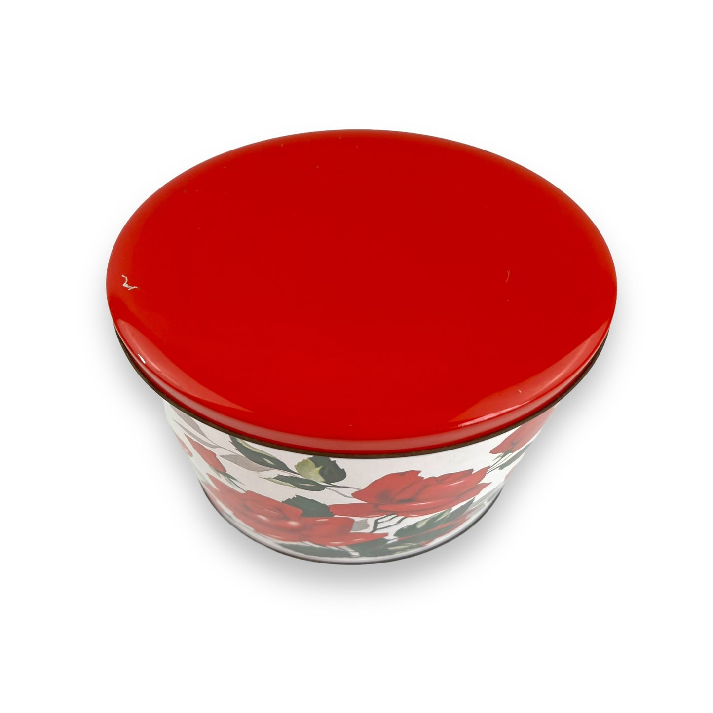 Willow Australia Oval Red Rose Tin
