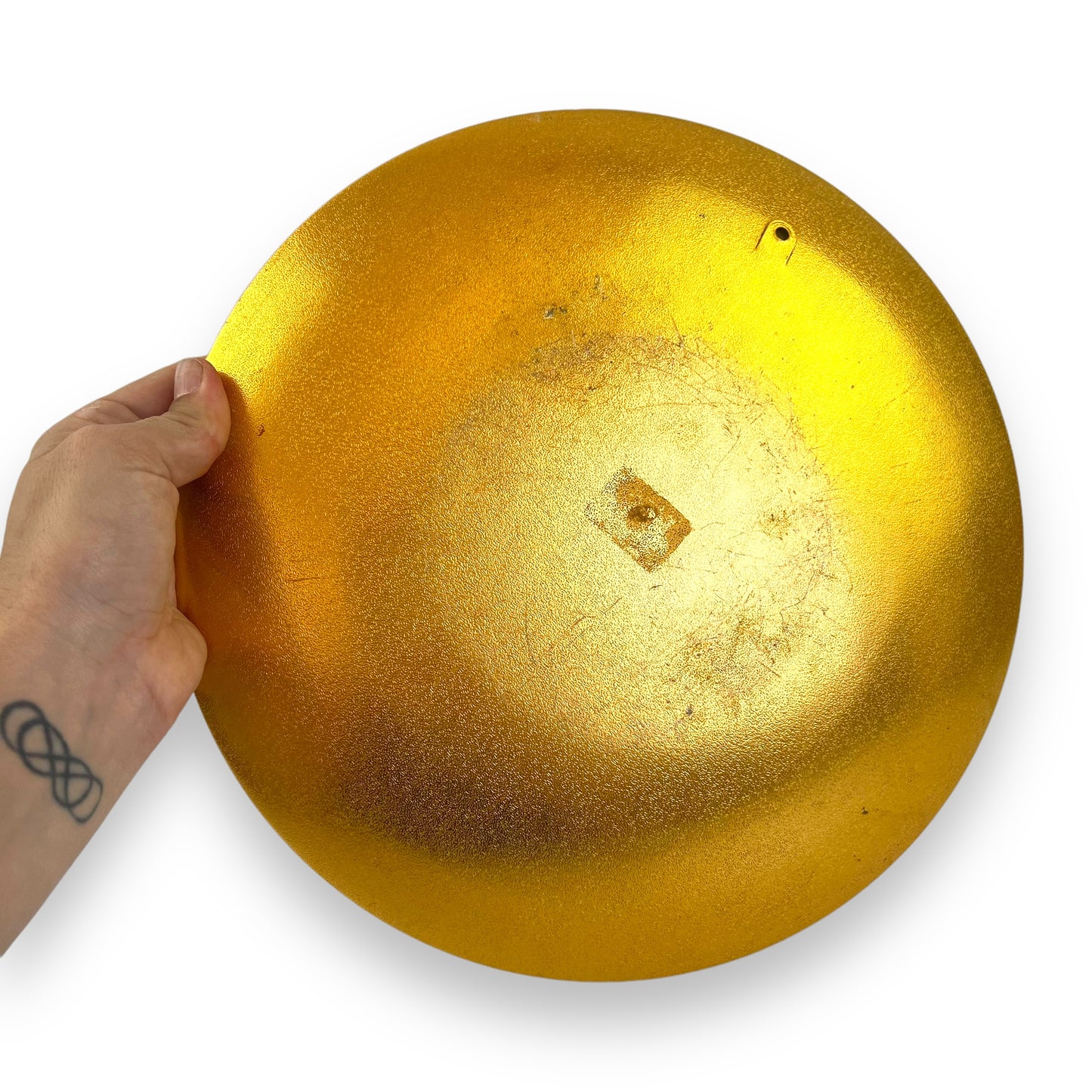 Mosaic Stone Plate | Geometric Tile Design in Orange and Brown