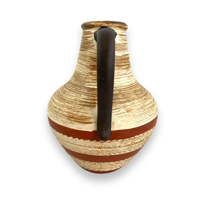 German Pottery Vase with Handle Stamp 316 on base