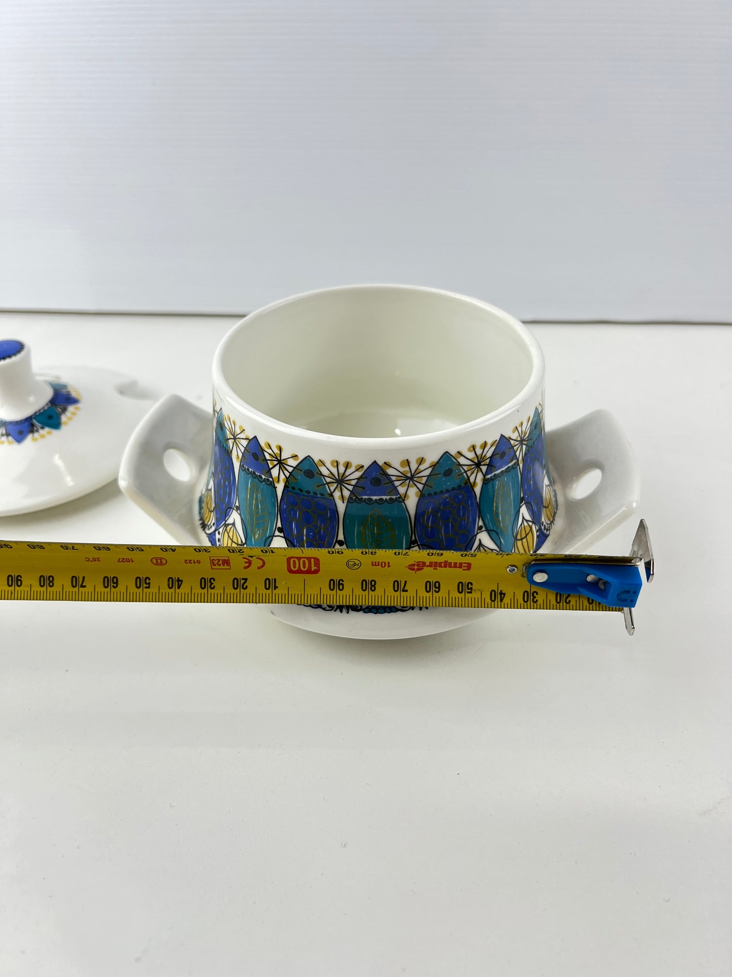 Figgjo Flint Norway ‘Clupea’ Lidded Serving Bowl – Turi Gramstad Oliver