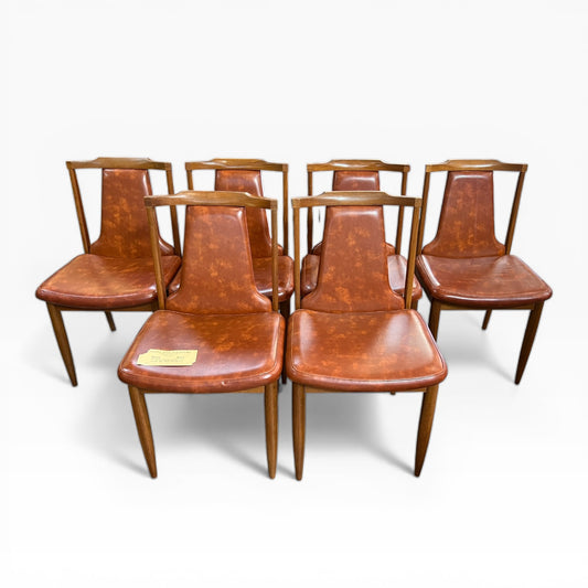 Set of 6 Mid-Century Dining Chairs by Kinross Fine Furniture