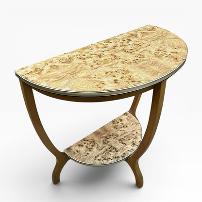 2. Burlwood Hall Table / Console Table