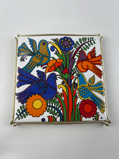 Villeroy & Boch Colourful Birds & Flowers Ceramic Trivet