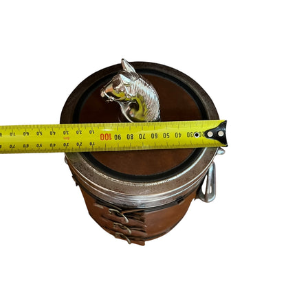 Equestrian Ice Bucket – Horse Head Lid & Vinyl Wrap
