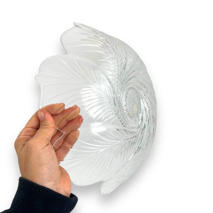 Crystal D’Arques France Large Flower Serving Bowl